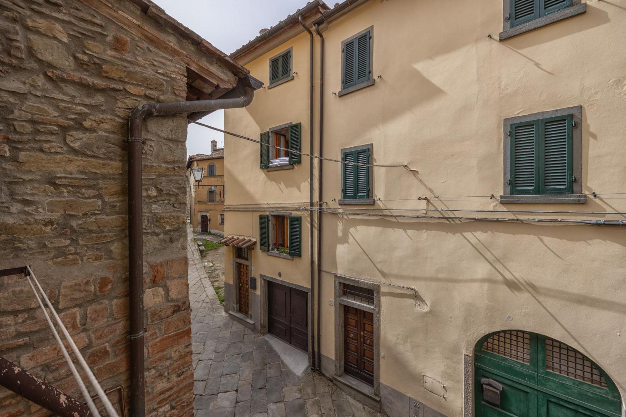 Ferienwohnung "Casa Tarconte" Nel Cuore Di Cortona Exterior foto