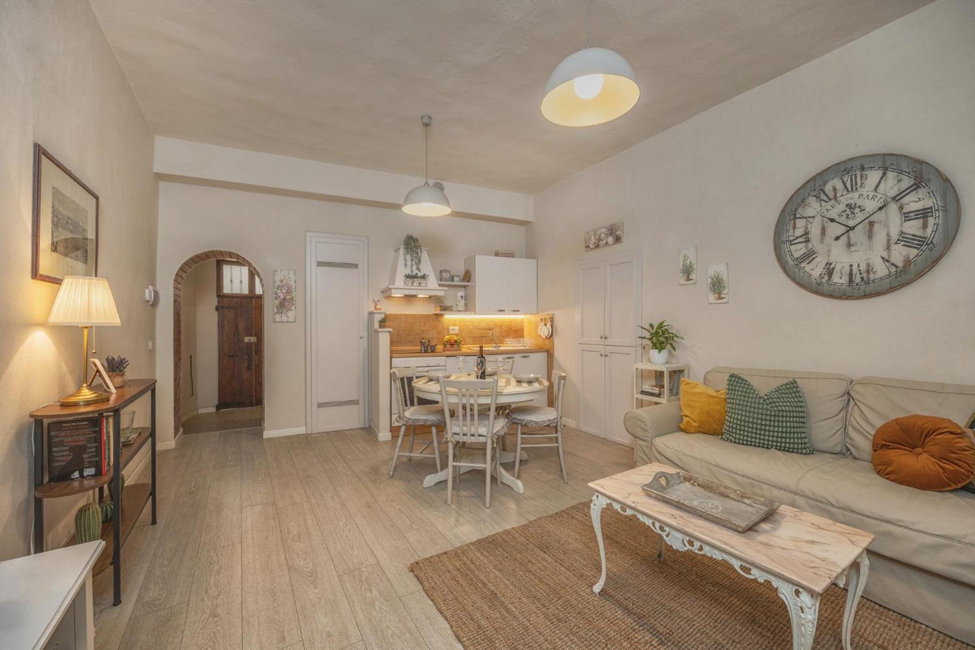 Ferienwohnung "Casa Tarconte" Nel Cuore Di Cortona Exterior foto