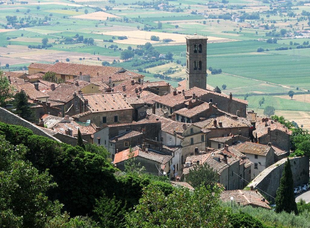 Ferienwohnung "Casa Tarconte" Nel Cuore Di Cortona Exterior foto