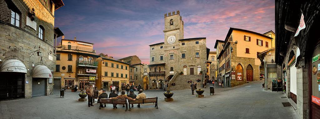 Ferienwohnung "Casa Tarconte" Nel Cuore Di Cortona Exterior foto