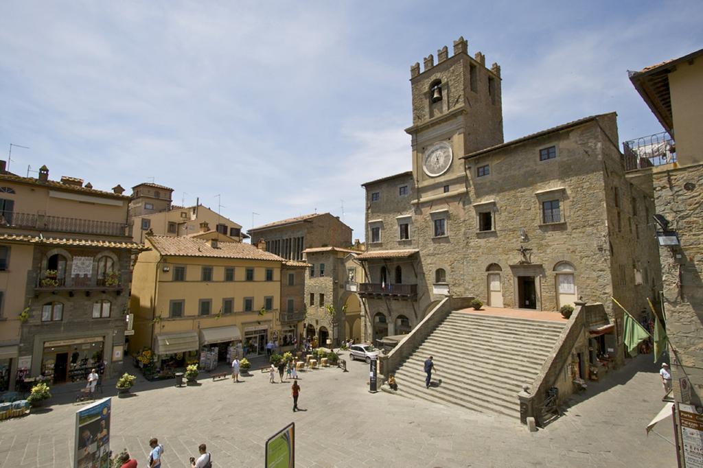 Ferienwohnung "Casa Tarconte" Nel Cuore Di Cortona Exterior foto