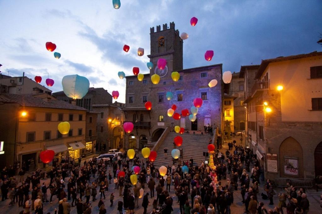 Ferienwohnung "Casa Tarconte" Nel Cuore Di Cortona Exterior foto