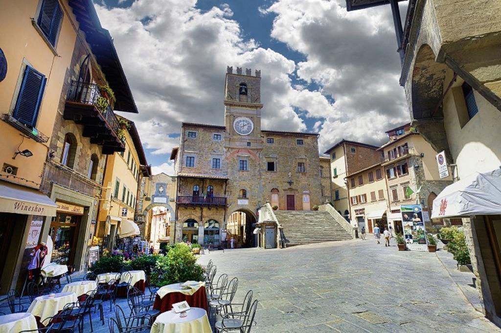 Ferienwohnung "Casa Tarconte" Nel Cuore Di Cortona Exterior foto