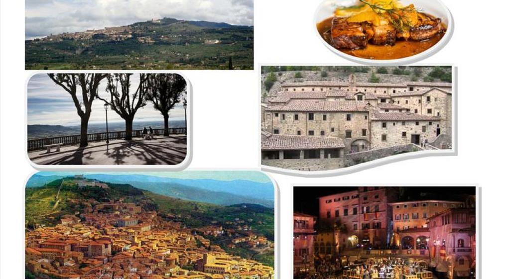 Ferienwohnung "Casa Tarconte" Nel Cuore Di Cortona Exterior foto