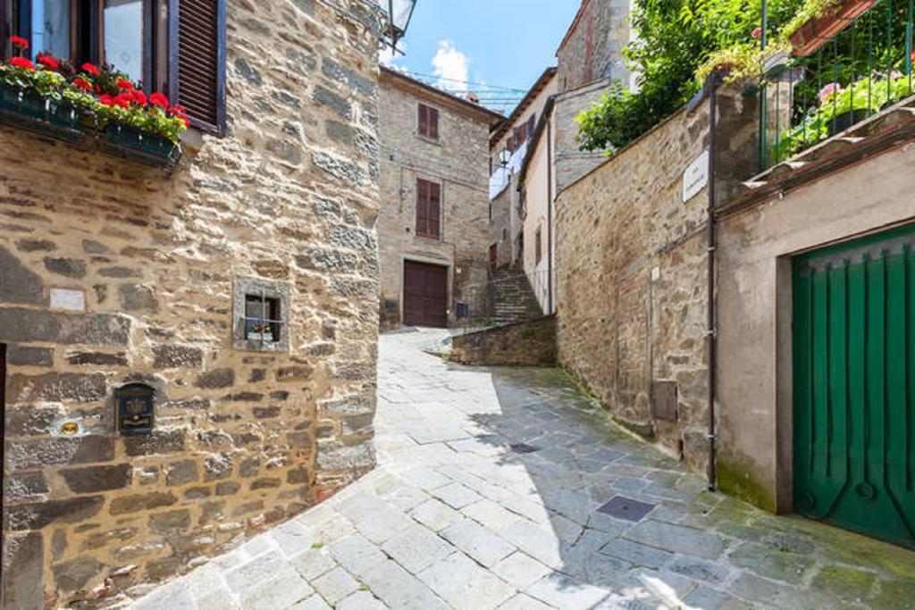 Ferienwohnung "Casa Tarconte" Nel Cuore Di Cortona Exterior foto